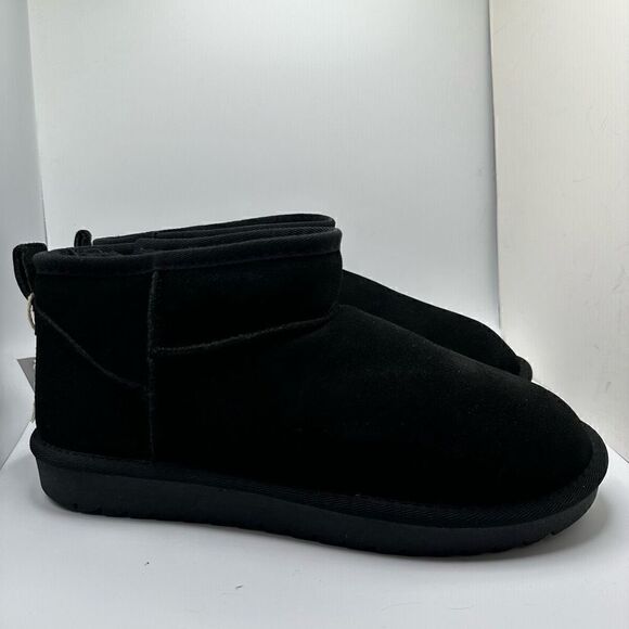 CUSHIONAIRE Women's pull on boot 10 BLACK - Picture 1 of 7